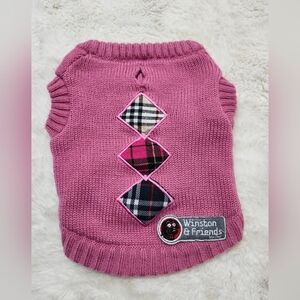 Winston & Friends Dog Cat Sweater Chihuahua Apparel Pet Clothes Knitted Top XS